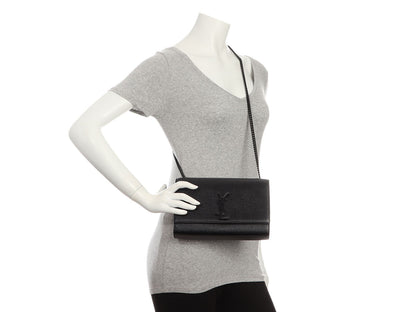 Saint Laurent Medium So Black Grain de Poudre Kate