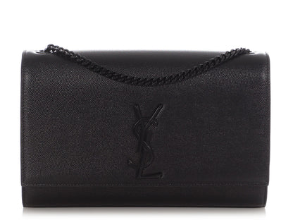 Saint Laurent Medium So Black Grain de Poudre Kate