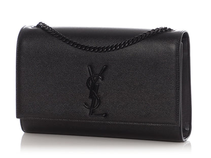 Saint Laurent Medium So Black Grain de Poudre Kate