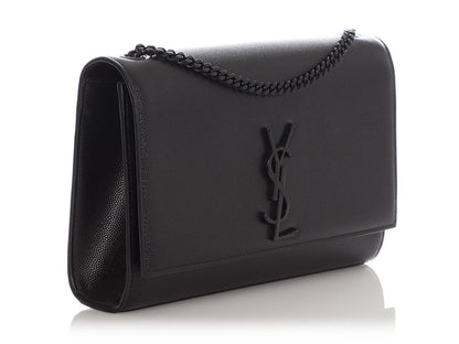 Saint Laurent Medium So Black Grain de Poudre Kate