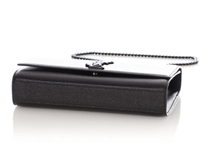 Saint Laurent Medium So Black Grain de Poudre Kate