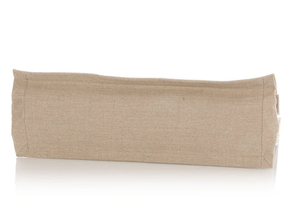 Saint Laurent Large Beige Canvas Rive Gauche Tote