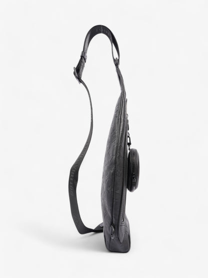 Louis Vuitton Duo Slingback Monogram Shadow Calfskin Leather