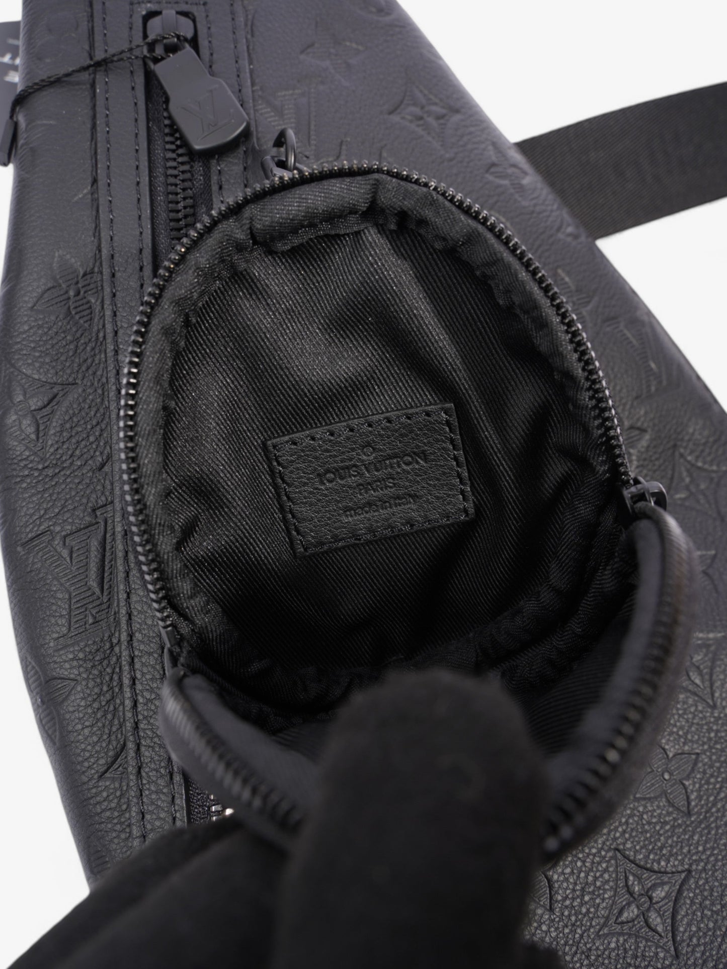 Louis Vuitton Duo Slingback Monogram Shadow Calfskin Leather