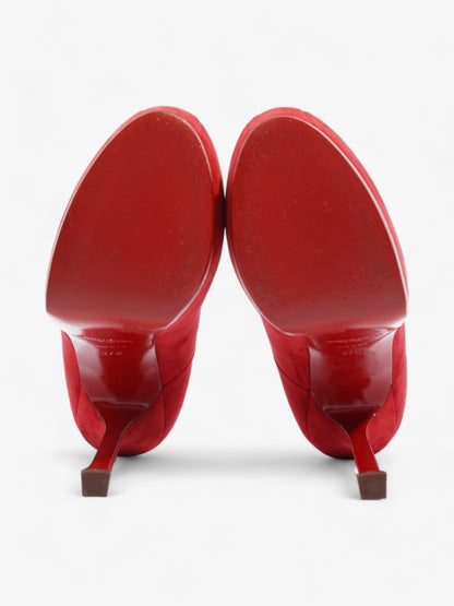 Saint Laurent Tribute 120 Red Suede EU 37.5 UK 4.5