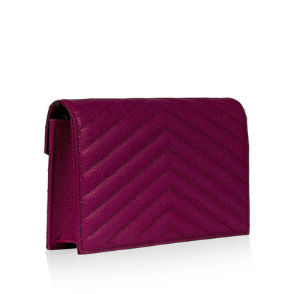 Saint Laurent Chevron Monogram Crossbody