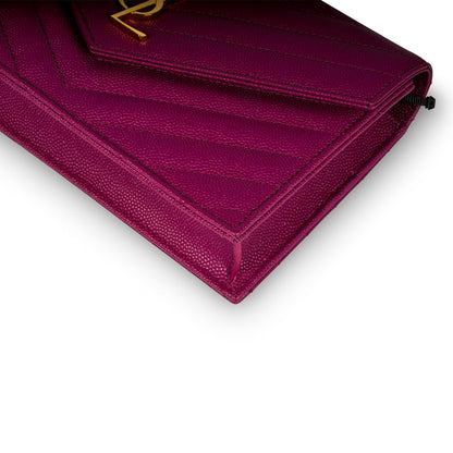 Saint Laurent Chevron Monogram Crossbody