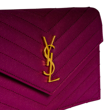 Saint Laurent Chevron Monogram Crossbody