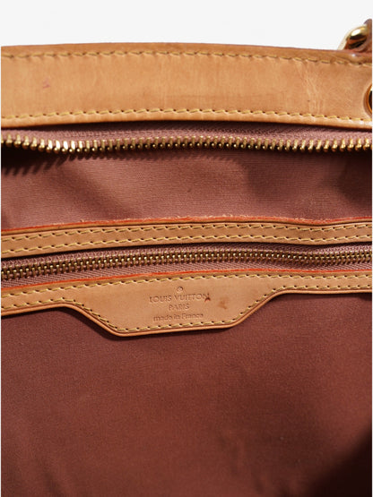 Louis Vuitton Brea Monogram Vernis / Rose Florentin Patent Leather GM