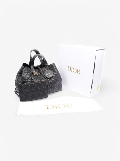Christian Dior Toujours Black Leather Large