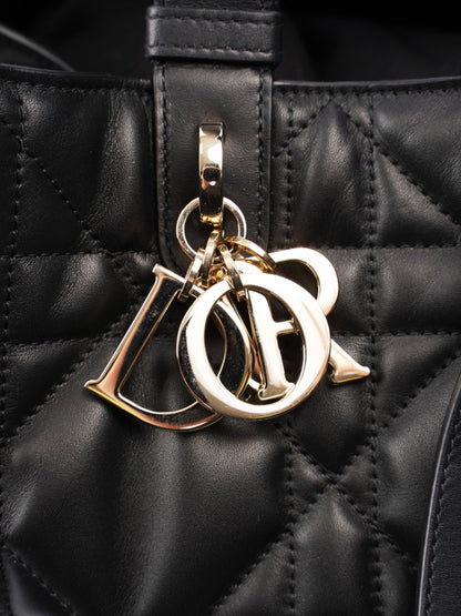 Christian Dior Toujours Black Leather Large