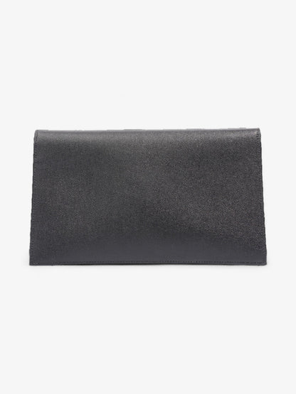 Saint Laurent Uptown Clutch Black Leather