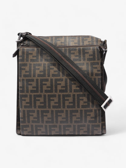 Fendi Zucca Shoulder Bag Brown Canvas