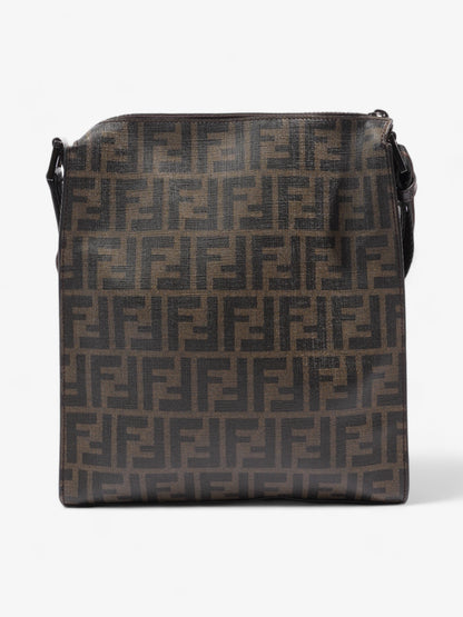 Fendi Zucca Shoulder Bag Brown Canvas