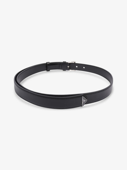 Prada Prada Leather Belt Cinture Black Leather