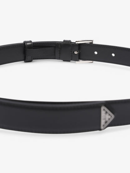 Prada Prada Leather Belt Cinture Black Leather