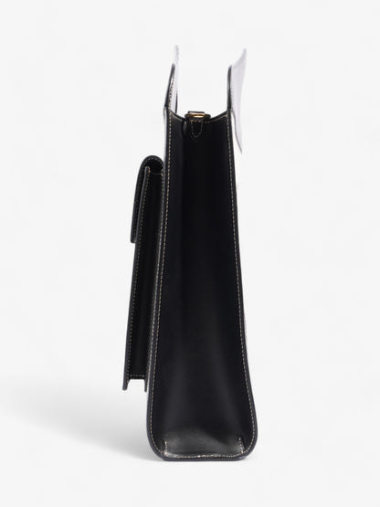 Burberry Pocket Crossbody Cream / Black Canvas
