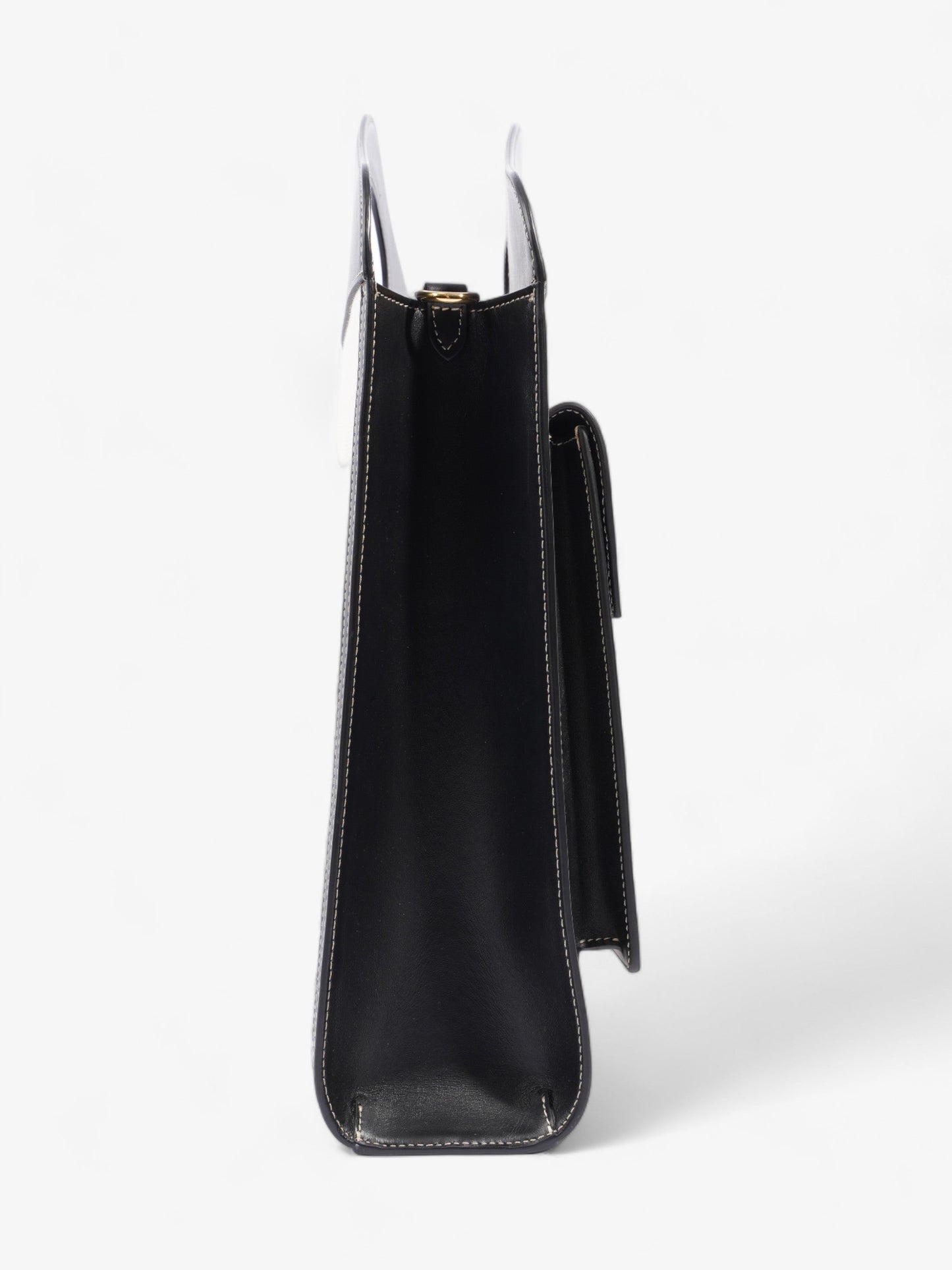 Burberry Pocket Crossbody Cream / Black Canvas