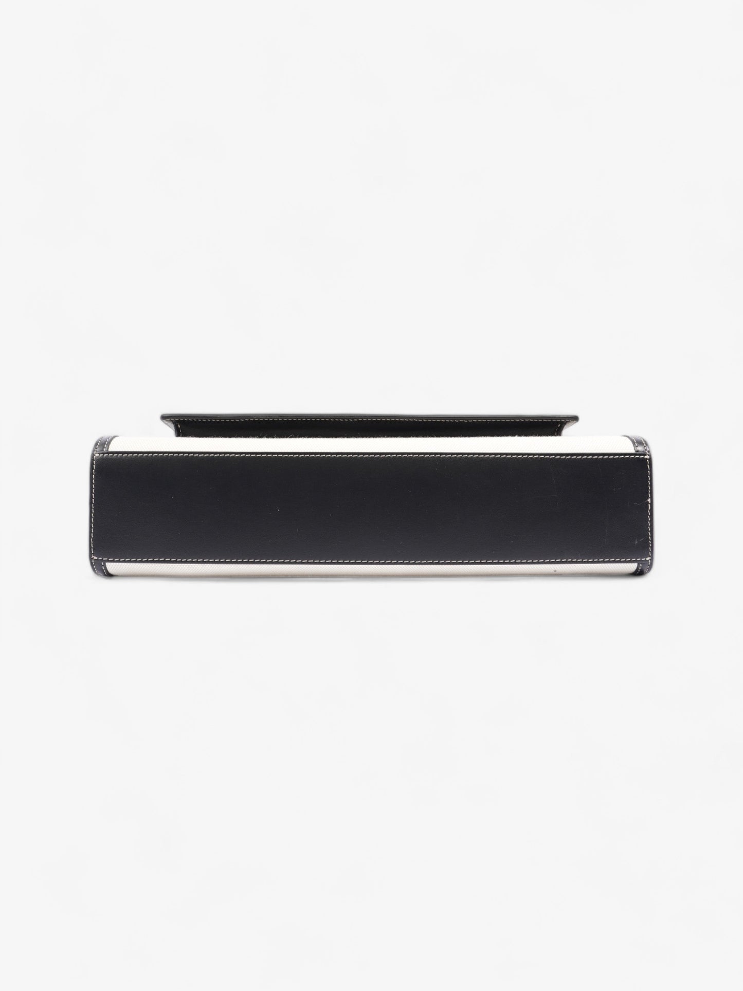 Burberry Pocket Crossbody Cream / Black Canvas