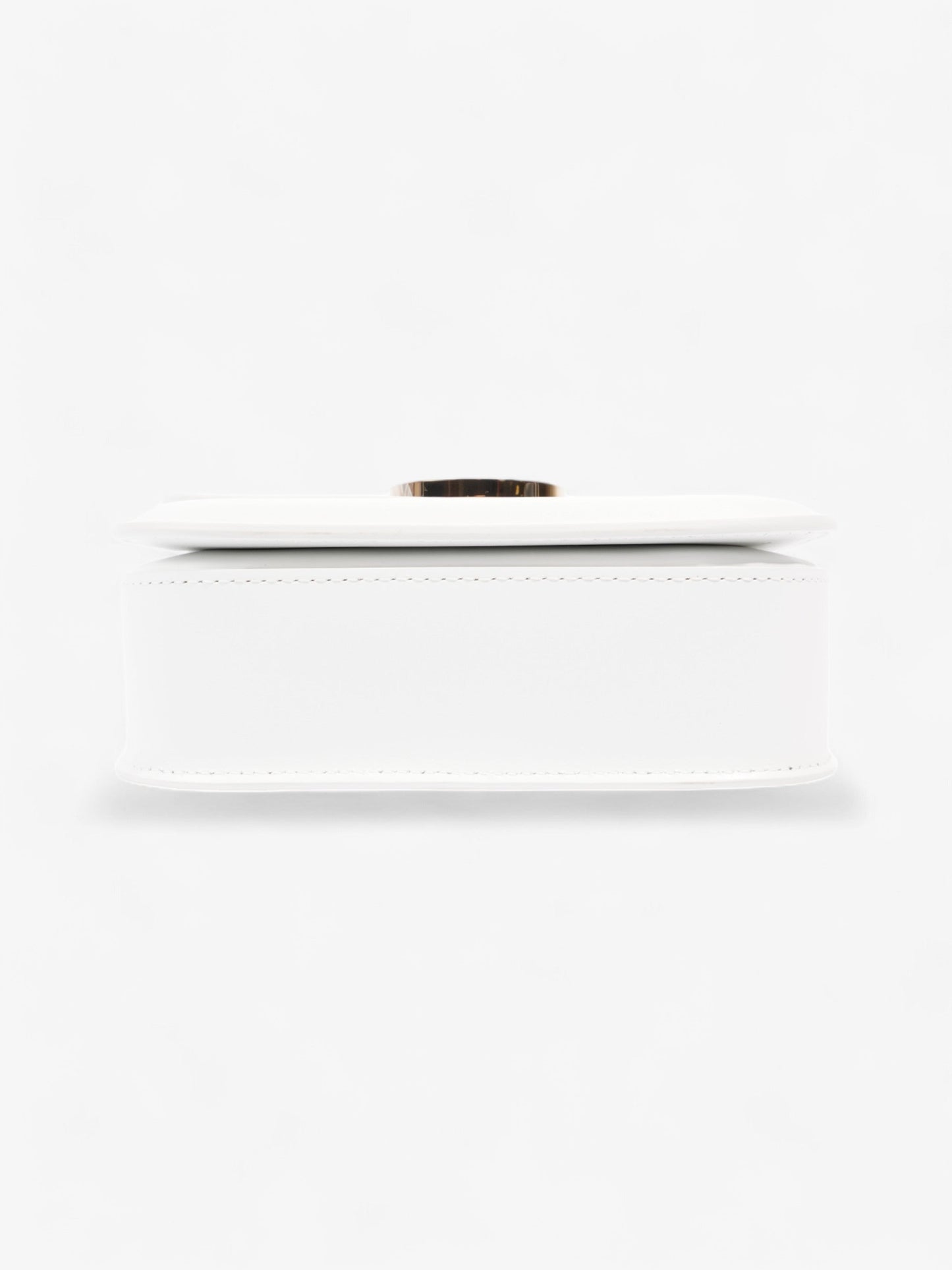 Burberry Elizabeth Bag White Calfskin Leather Small