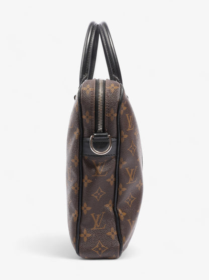 Louis Vuitton Porte-Documents Voyage Monogram / Black Coated Canvas PM