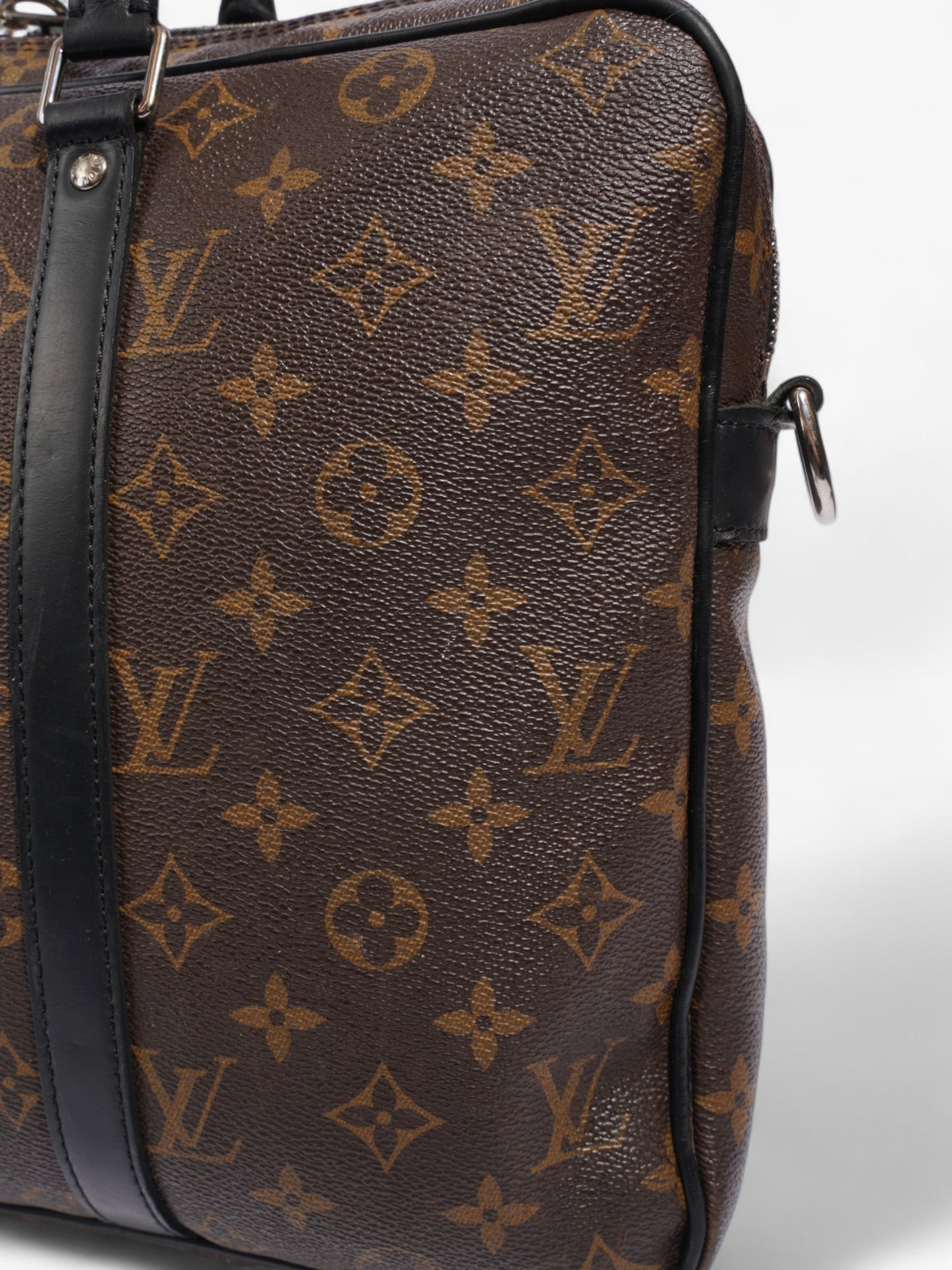 Louis Vuitton Porte-Documents Voyage Monogram / Black Coated Canvas PM