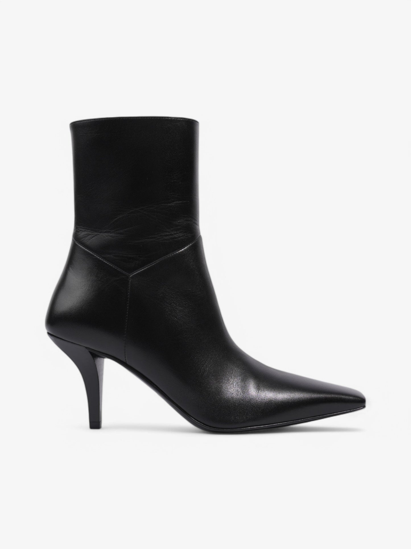 Gucci Ankle Boots 70 Black Leather EU 37 UK 4