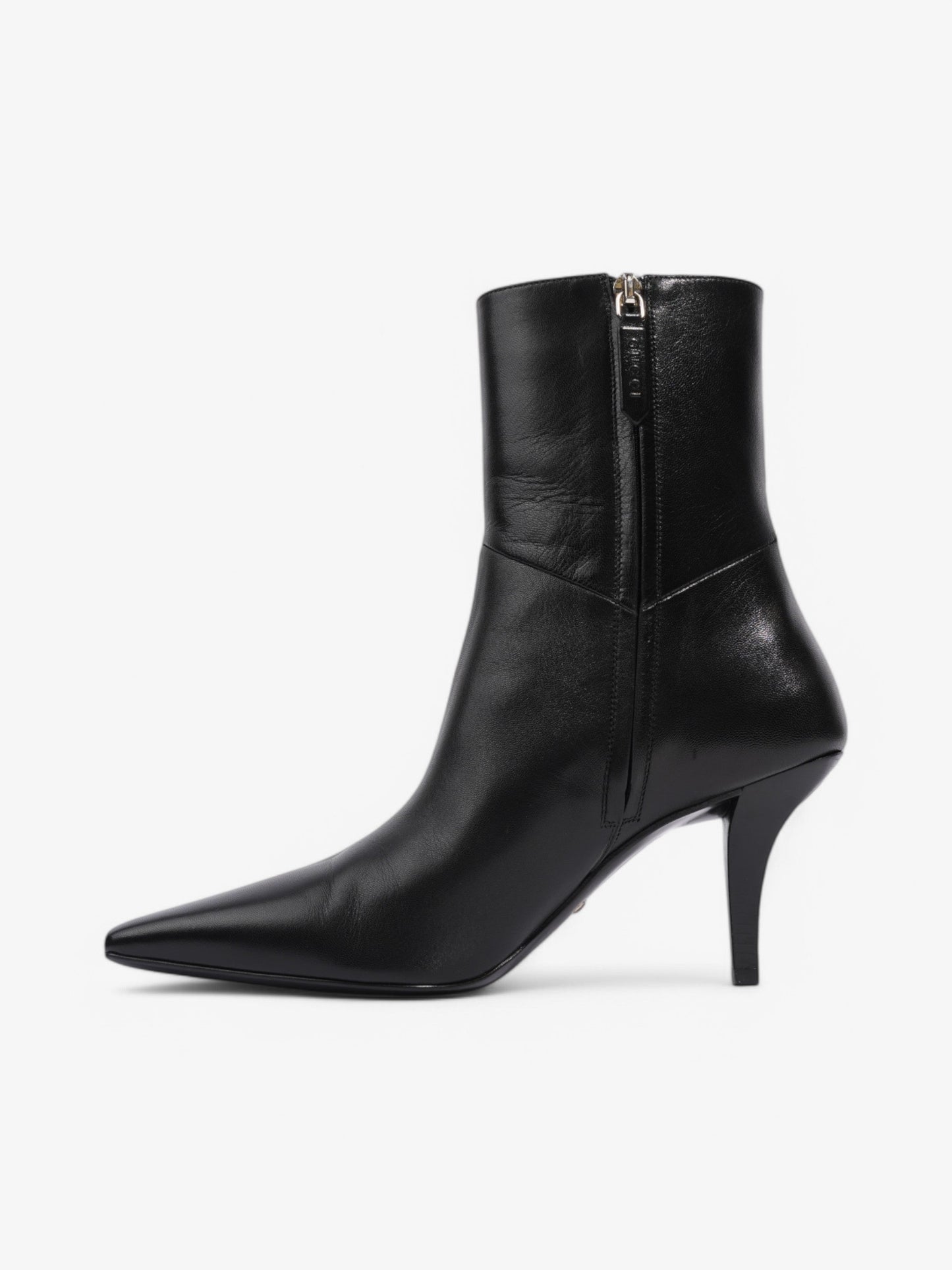 Gucci Ankle Boots 70 Black Leather EU 37 UK 4