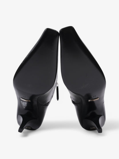 Gucci Ankle Boots 70 Black Leather EU 37 UK 4