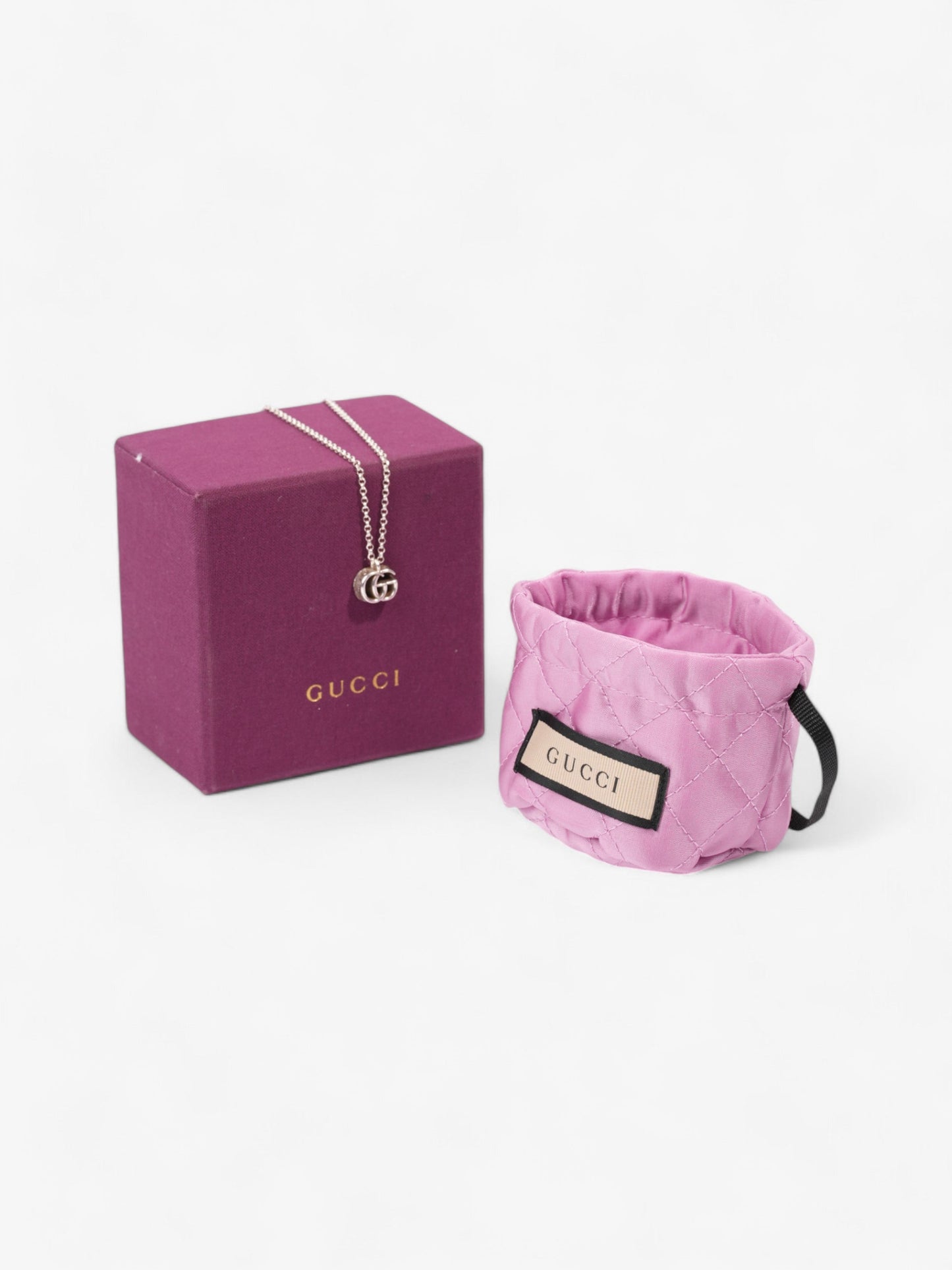 Gucci GG Necklace Silver Silver Sterling