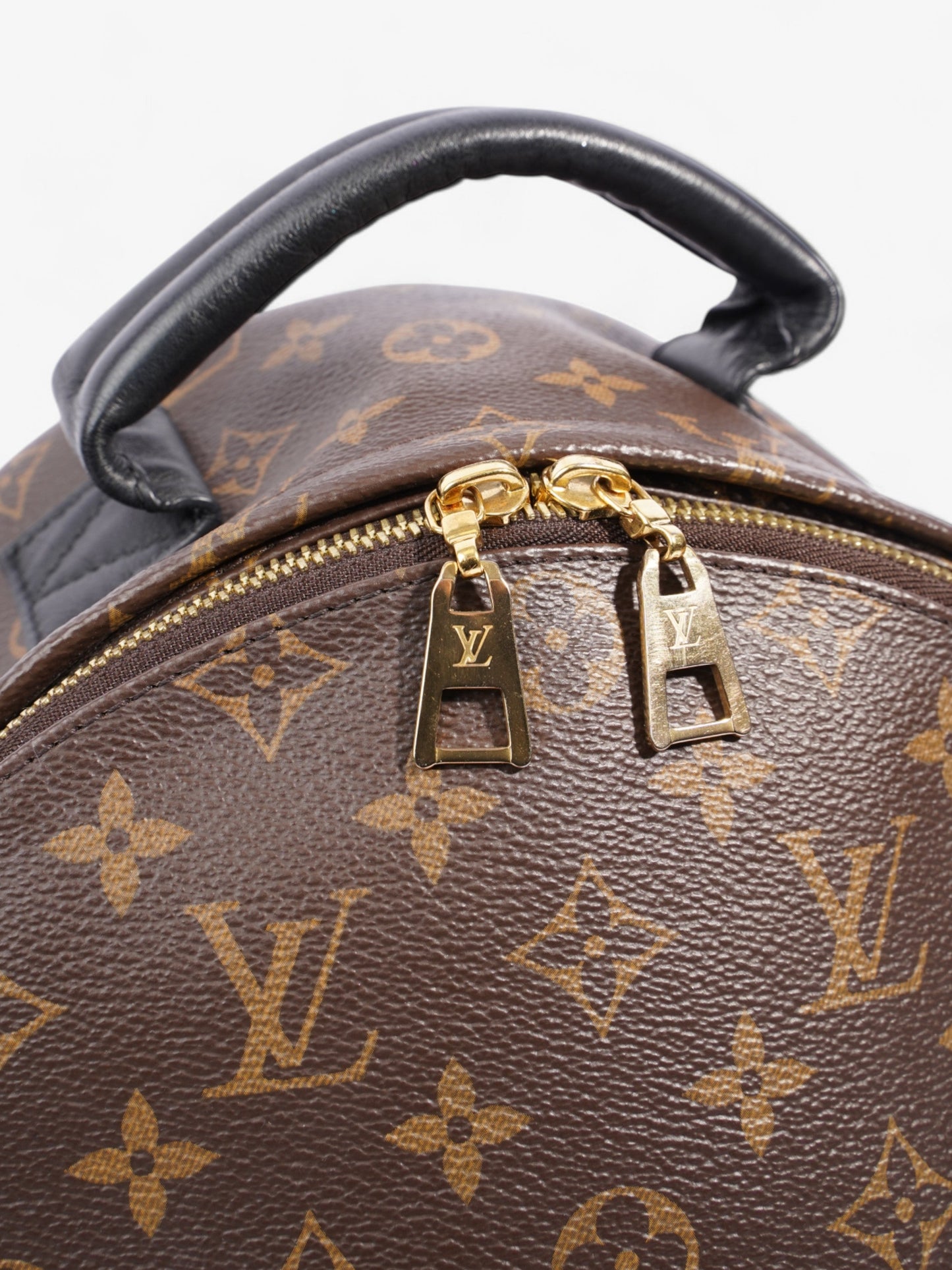 Louis Vuitton Palm Springs Monogram / Black Coated Canvas MM