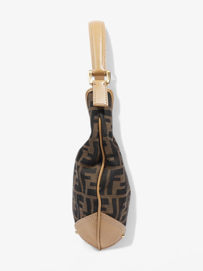 Fendi Zucca Hobo Tobacco / Brown / Beige Canvas Small