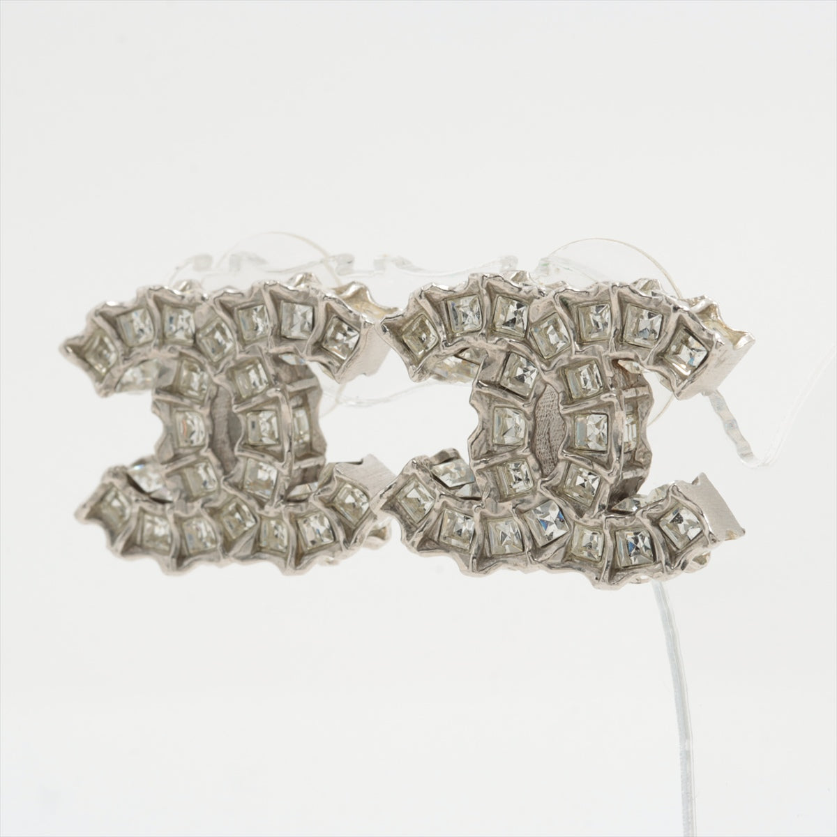 ITEM 3 - Chanel Medium CC Crystal Earrings (Costume Jewellery)