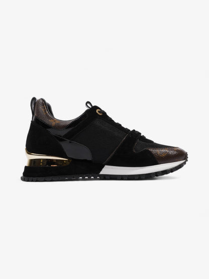 Louis Vuitton Run Away Sneakers Black / Brown Monogram Mesh EU 40 UK 7
