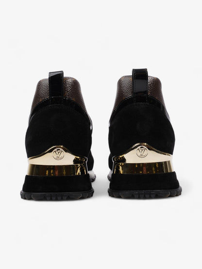 Louis Vuitton Run Away Sneakers Black / Brown Monogram Mesh EU 40 UK 7