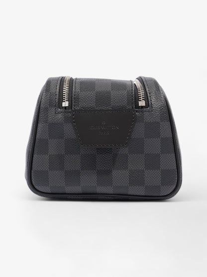 Louis Vuitton Dopp Kit Toilet Pouch Damier Graphite Coated Canvas