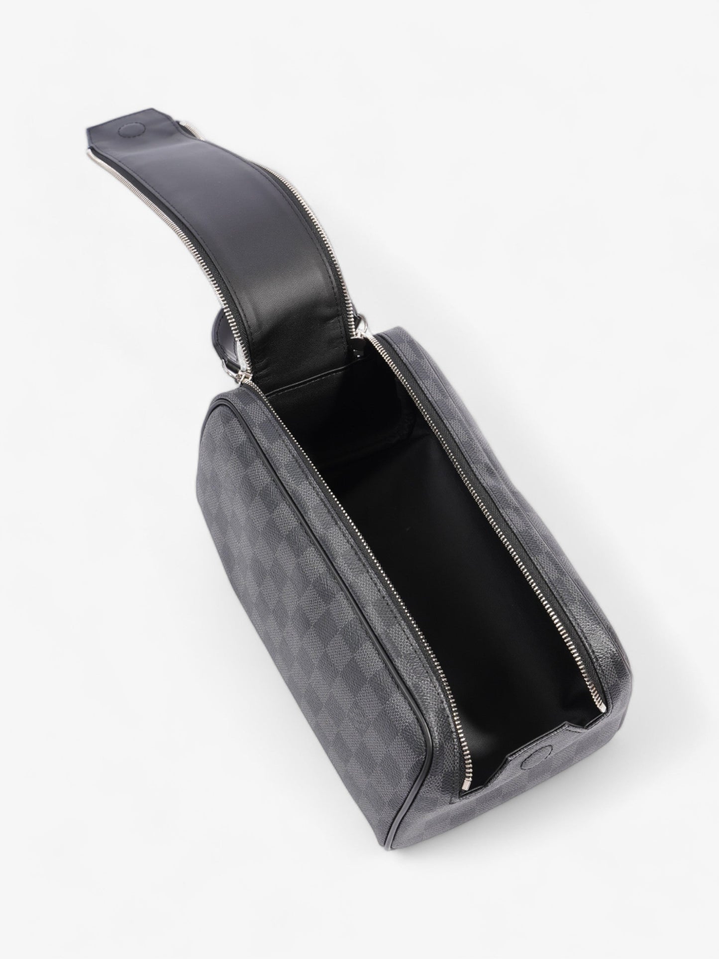 Louis Vuitton Dopp Kit Toilet Pouch Damier Graphite Coated Canvas