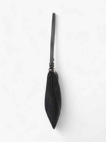 Prada Triangle Shoulder Bag Black Re Nylon
