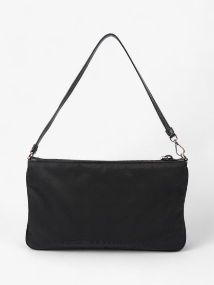 Prada Triangle Shoulder Bag Black Re Nylon