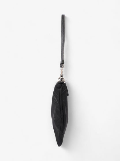 Prada Triangle Shoulder Bag Black Re Nylon