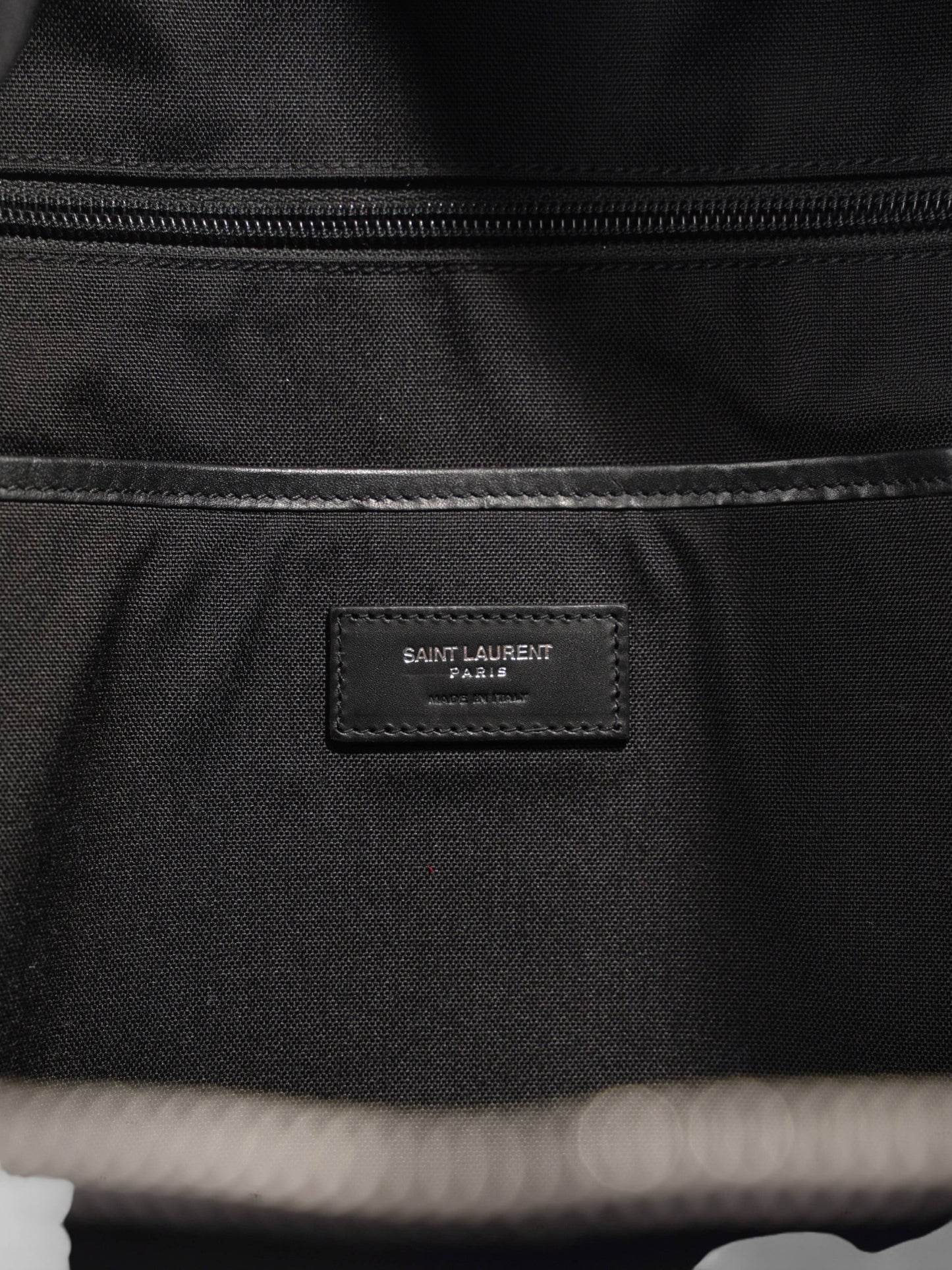 Saint Laurent Vintage Print City Black Canvas