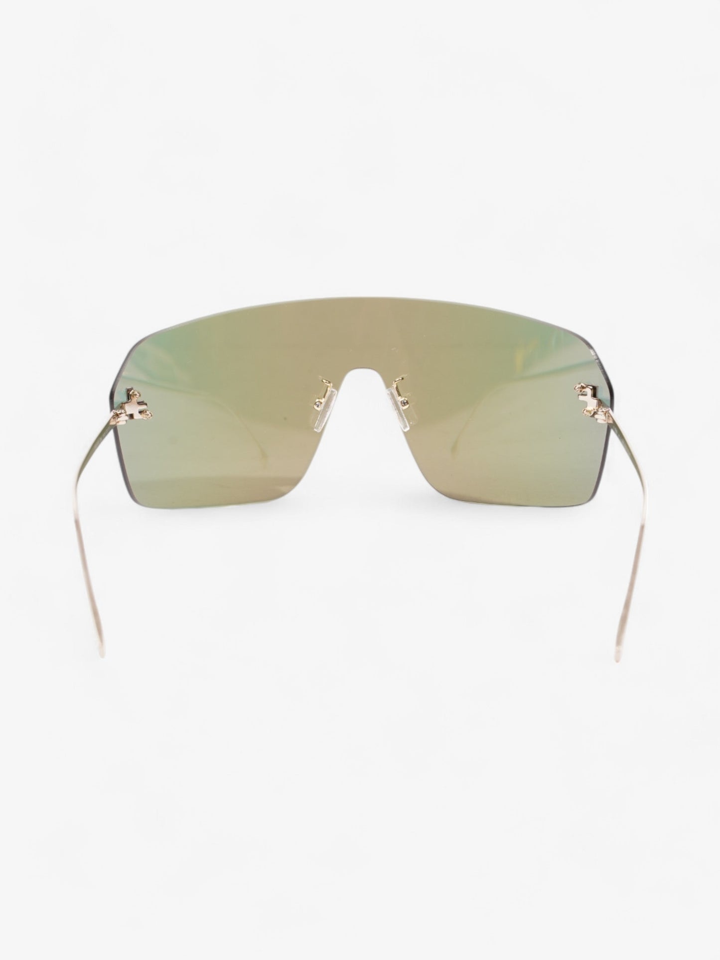 Fendi First ShieldSunglasses Iridescent / Gold Base Metal