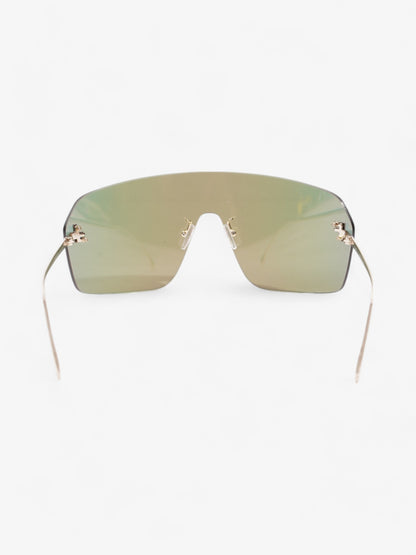 Fendi First ShieldSunglasses Iridescent / Gold Base Metal
