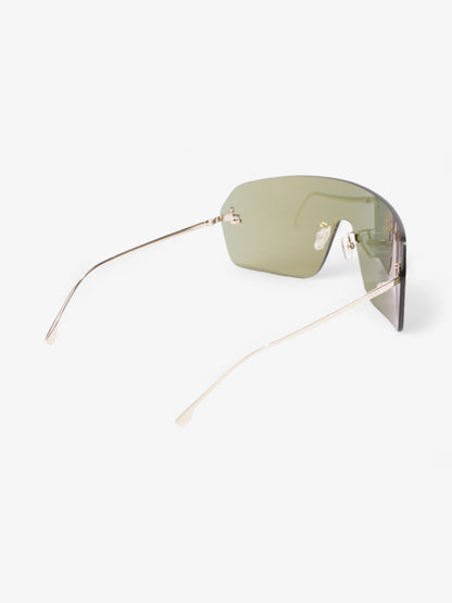 Fendi First ShieldSunglasses Iridescent / Gold Base Metal