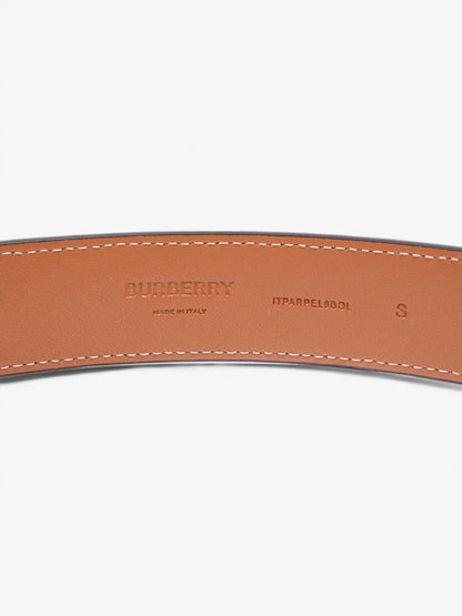 Burberry TB Belt Vintage Check / Briar Brown / Gold Canvas Small