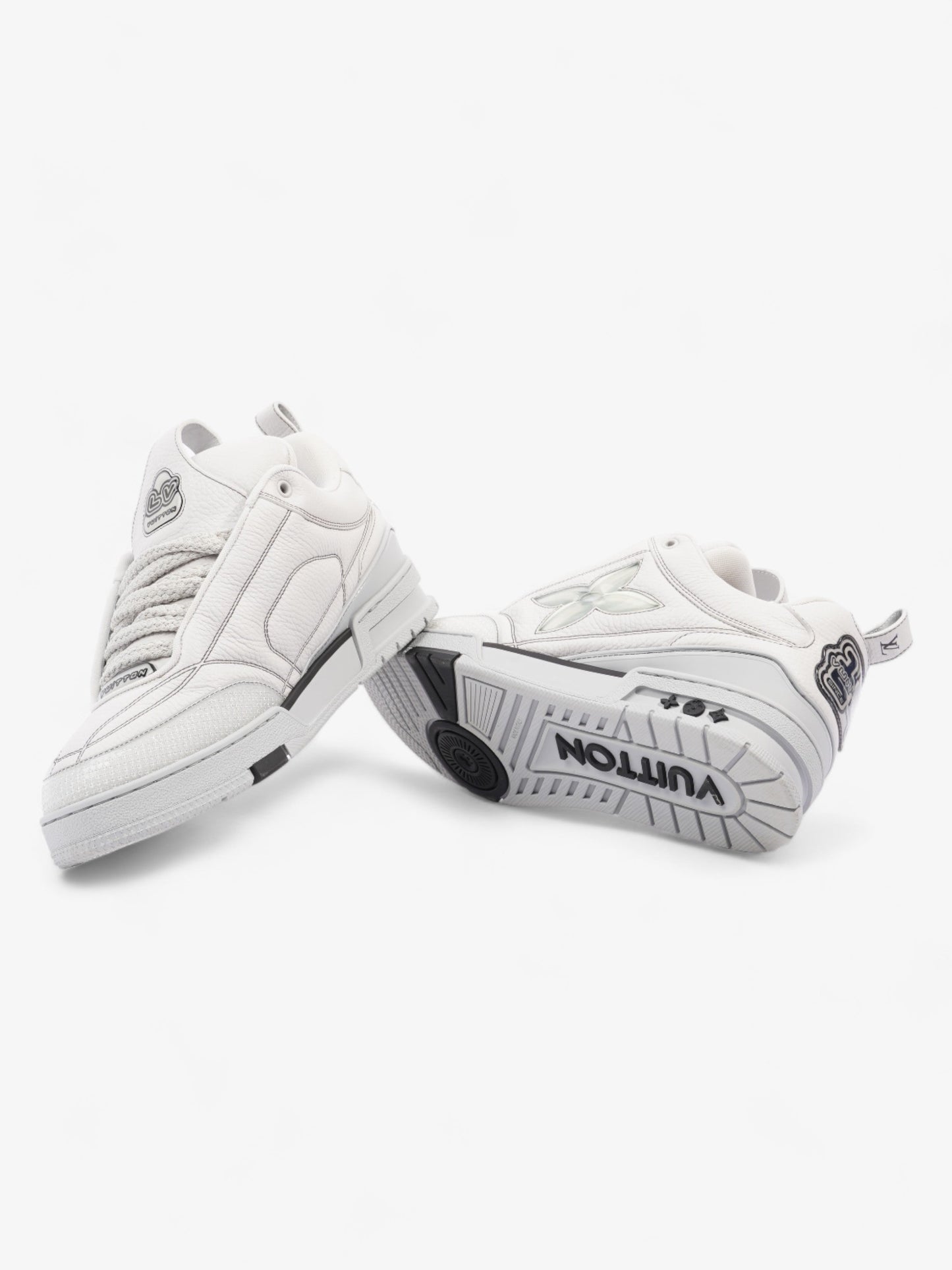 Louis Vuitton LV Skate Grey Leather EU 42 UK 8