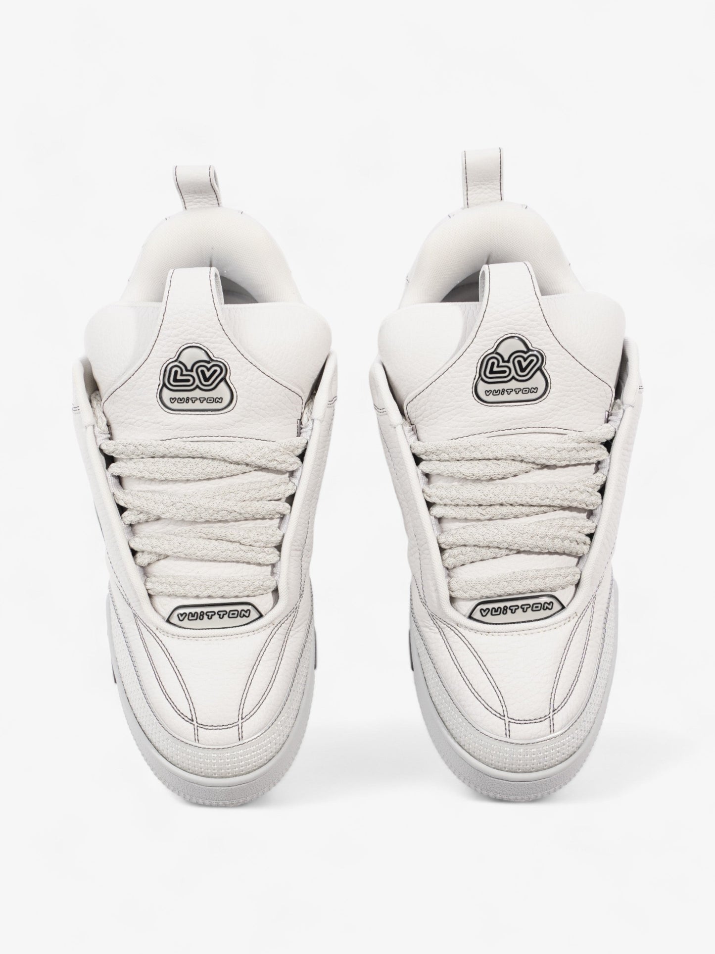 Louis Vuitton LV Skate Grey Leather EU 42 UK 8