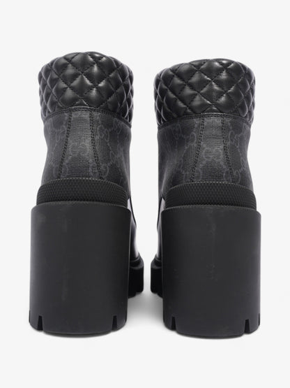 Gucci GG Ankle Boot 90 Black Leather EU 40 UK 7