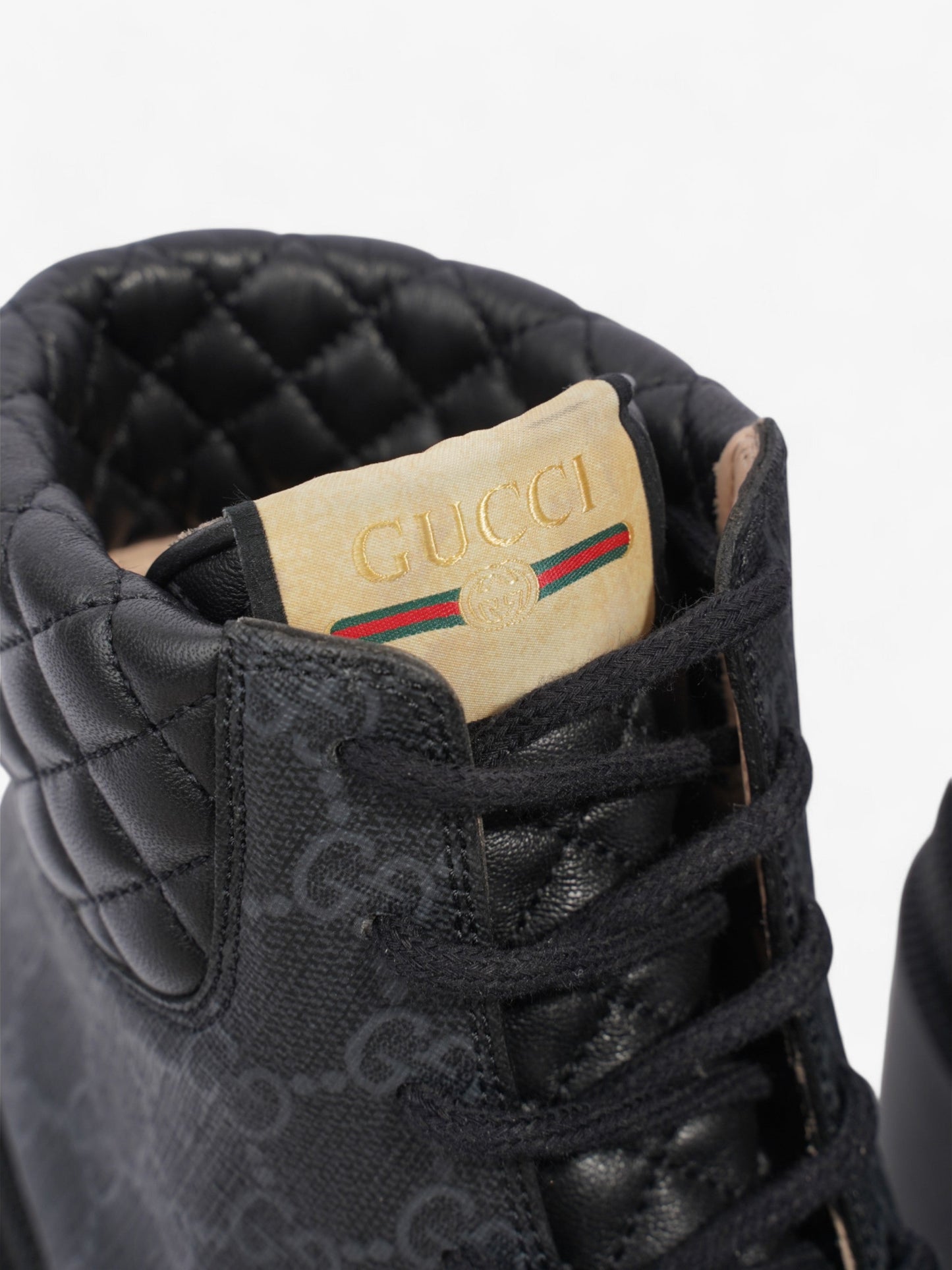 Gucci GG Ankle Boot 90 Black Leather EU 40 UK 7