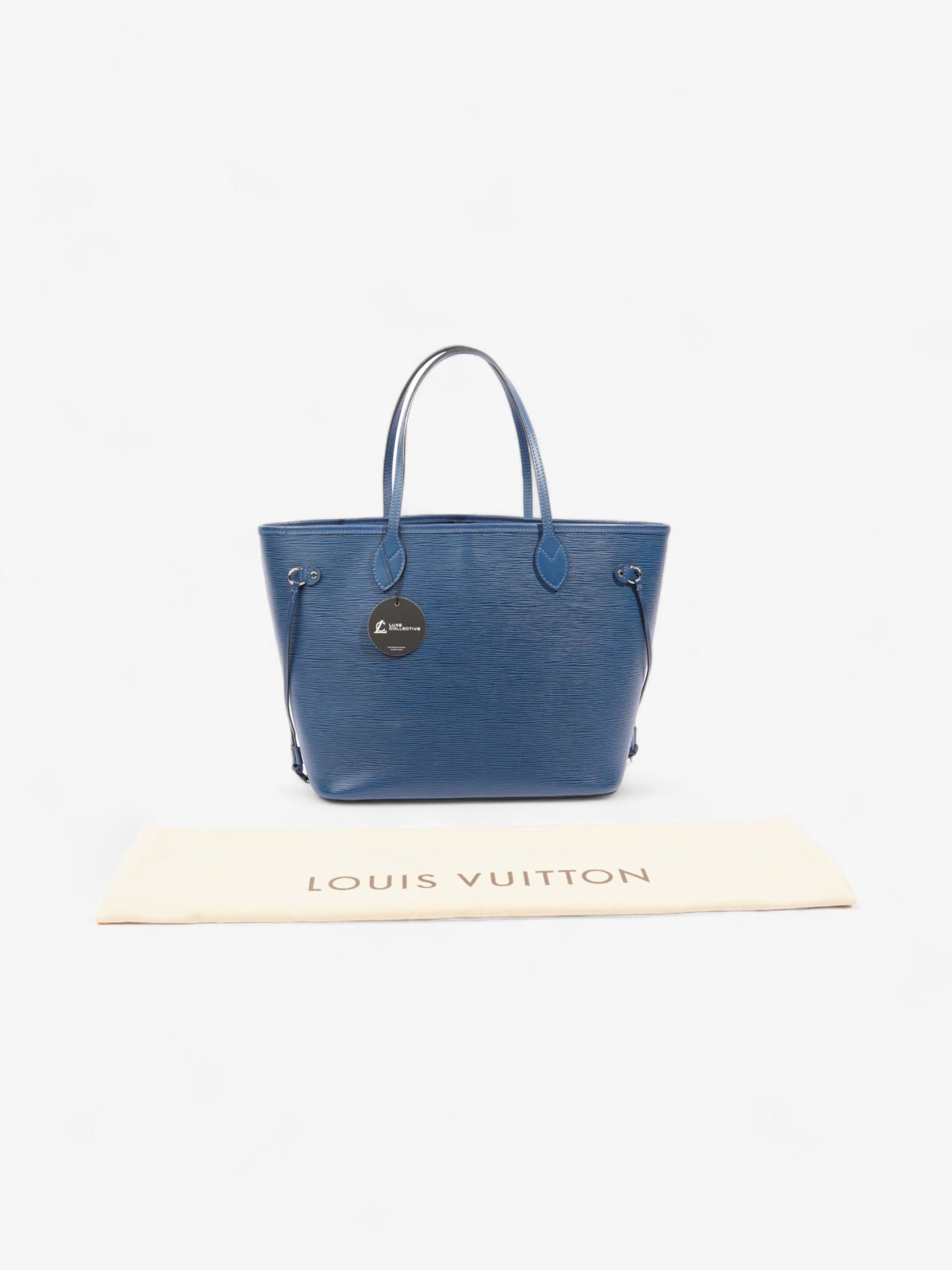 Louis Vuitton Neverfull MM Cobalt Blue Epi Leather